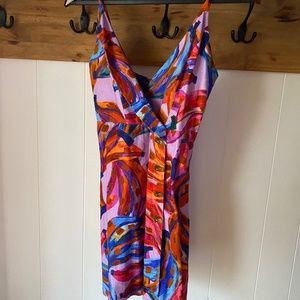 FARM RIO Colorful Bananas Mini Dress - Size S